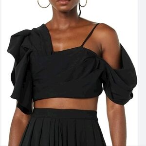 Assymetrical crop top